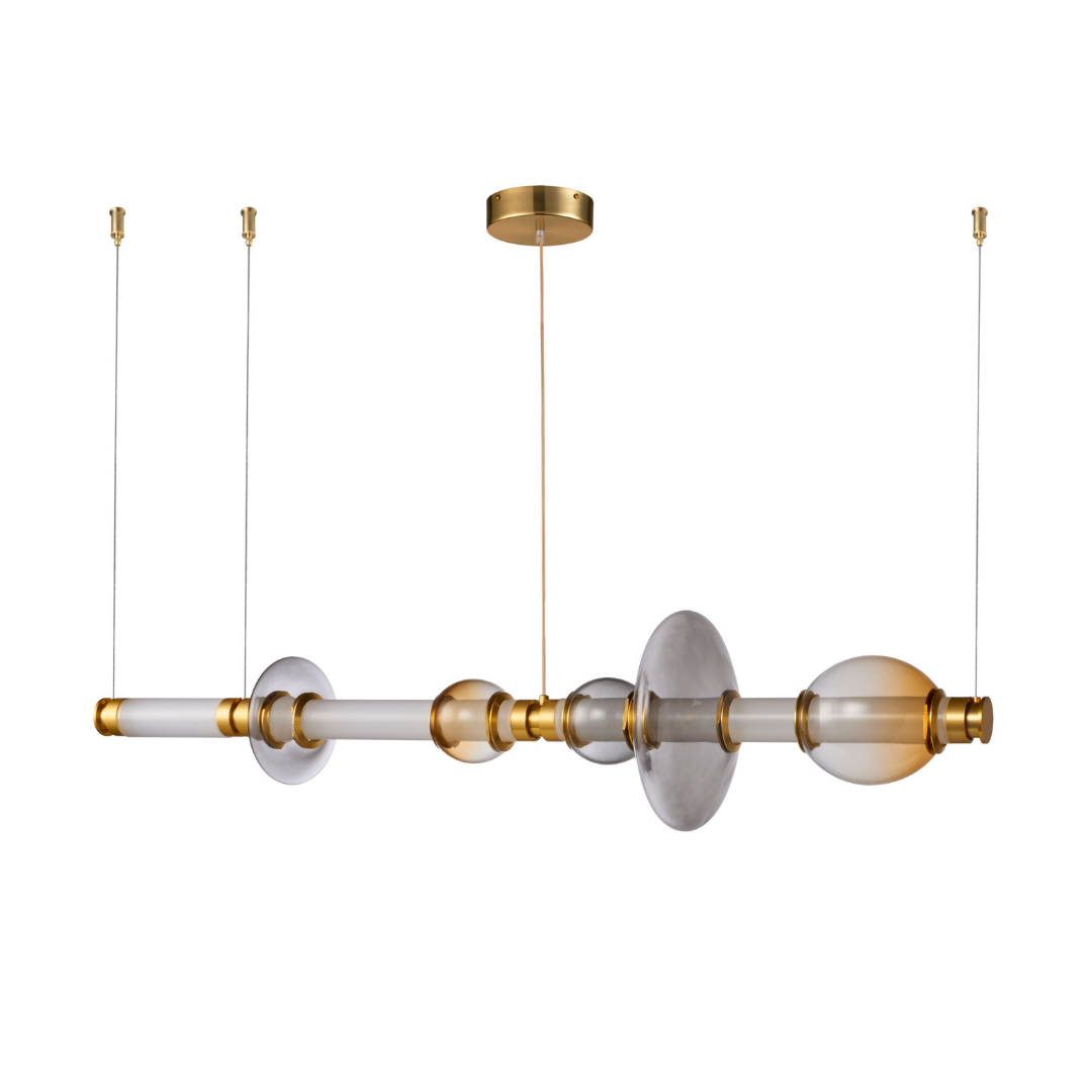 Lámpara Colgante BOMBAI LED 15W 1200lm 3000K Oro – QUOR
